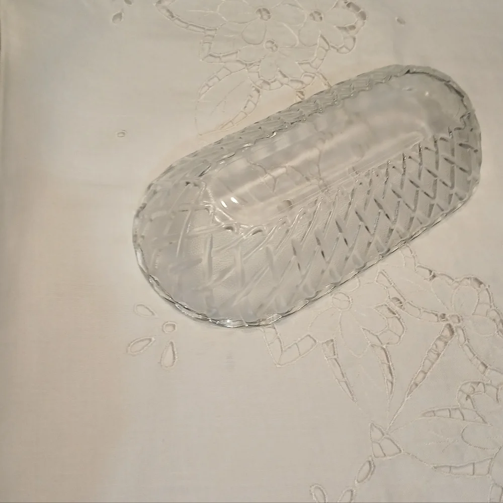 Indiana Glass Clear Oval Serving Dish